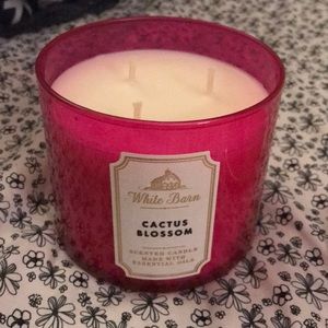Bath and body works candle - cactus blossom